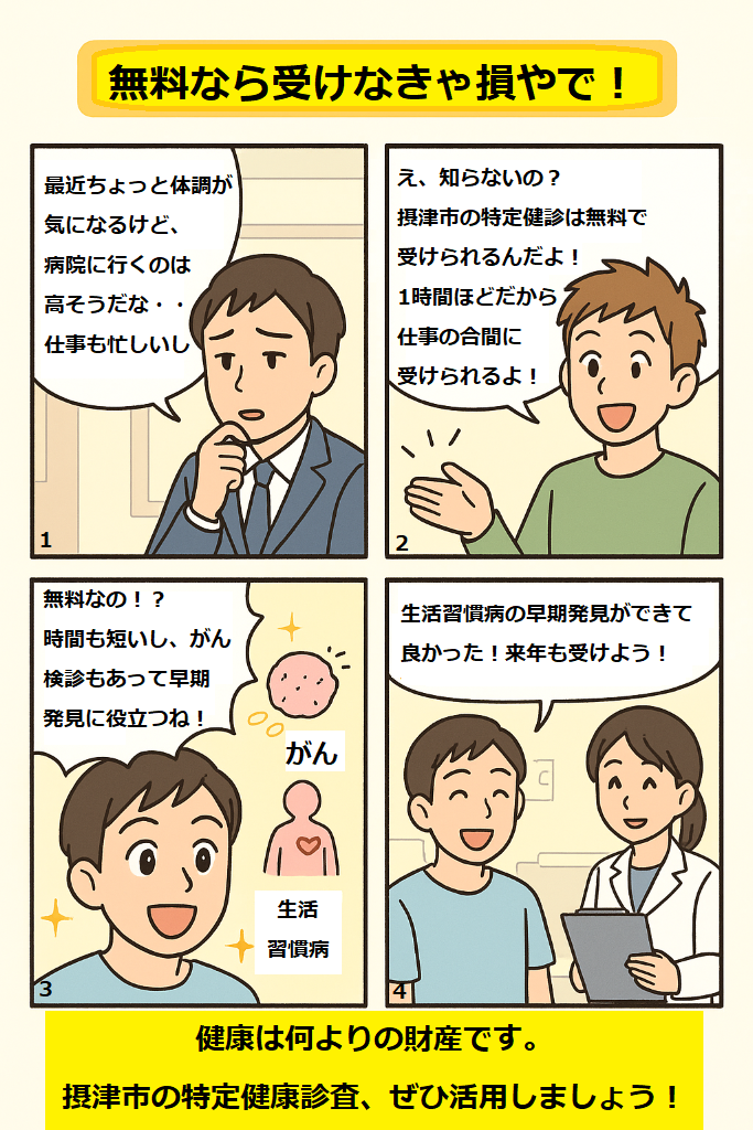 無料なら受けなきゃ損やで