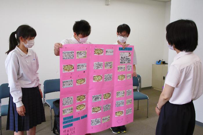 「自分の行動に責任を持ち、今後も中学生としてできることを一生懸命していきます」