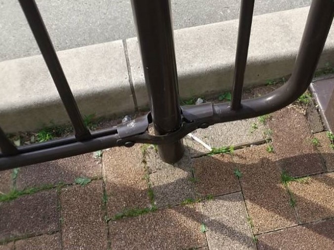 横断防止柵対応後