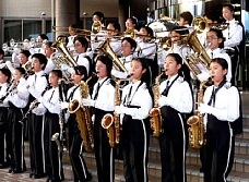 第三中学校吹奏楽部　全日本マーチングバンドコンテスト初出場