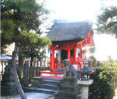 味舌天満宮（摂社八幡神社本殿）の写真