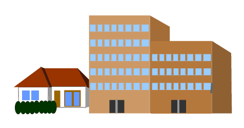 建物のイラスト画像