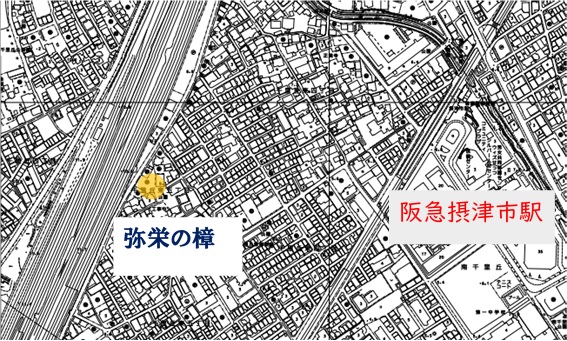弥栄の樟地図