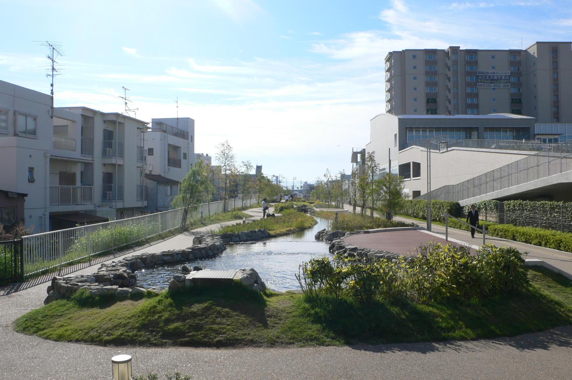 境川せせらぎ緑道の写真